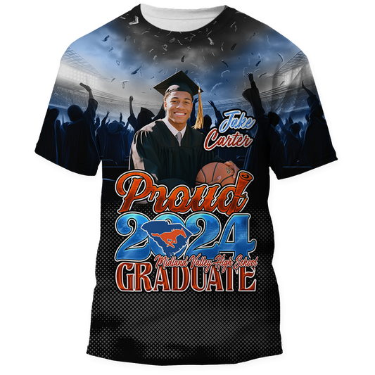 Graduation 2024 Proud Family Personalized Shirt