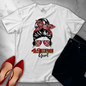 Forty-Niners Girl Messy Bun Shirt