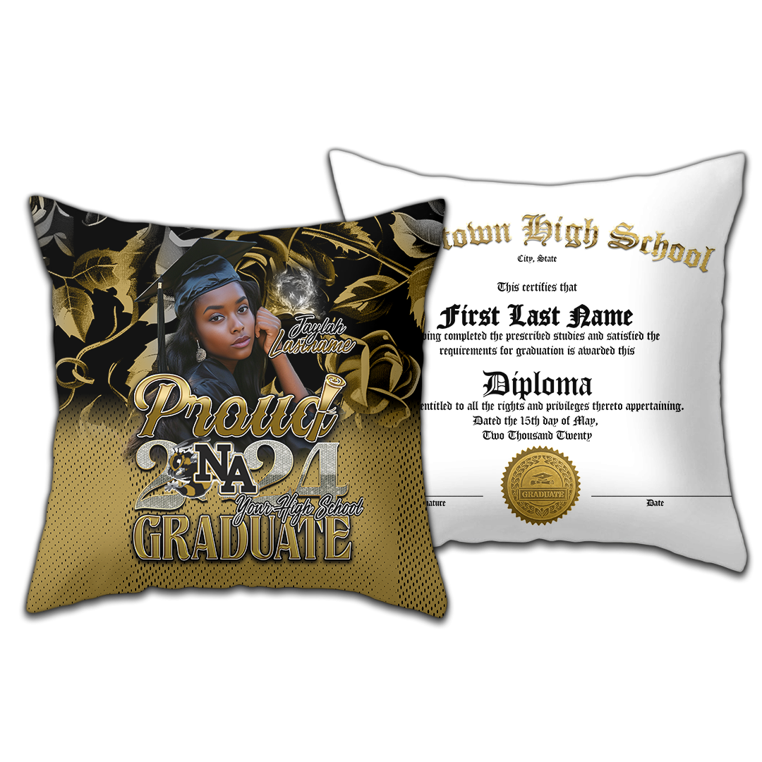 Graduation 2024 Proud Graduate Pillow