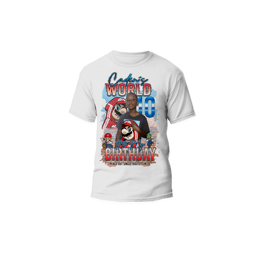 Mario Birthday Shirt